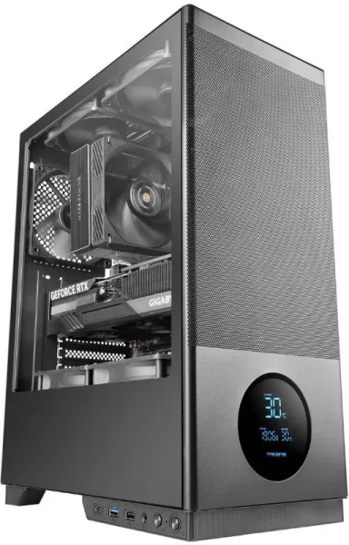 TACENS Caja Atx Pantalla Ventis 3X120mm Negro