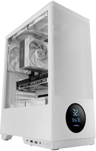 TACENS Caja Atx Pantalla Ventis 3X120mm Blanco