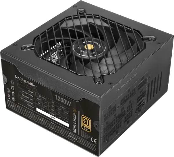 Mars Gaming Fuente MPB1200PSI 1200W 80Plus Gold Ng