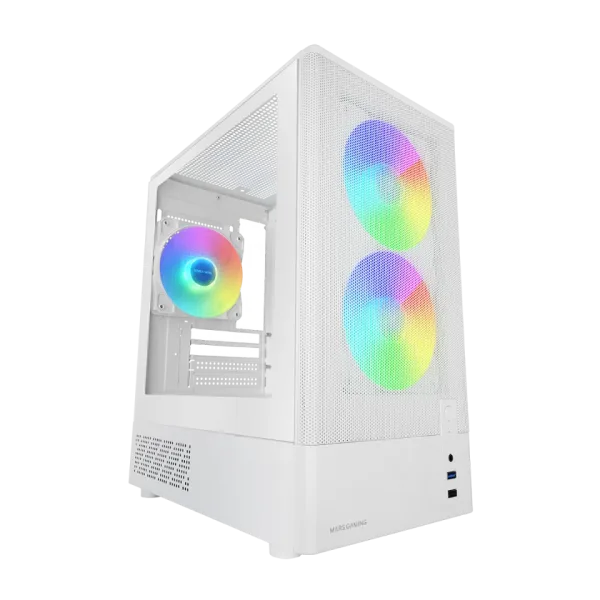 Caja Gaming Minitorre Mars Gaming MC-ONYX/ Blanca