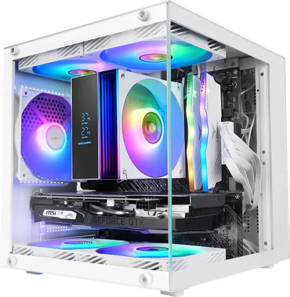 Caja Minitorre Microatx Mccube Blanco Mars Gaming