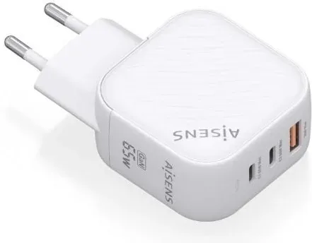 Cargador 2xUSB-C PD3.0 QC4.0 1xUSB-A QC3.0 65W