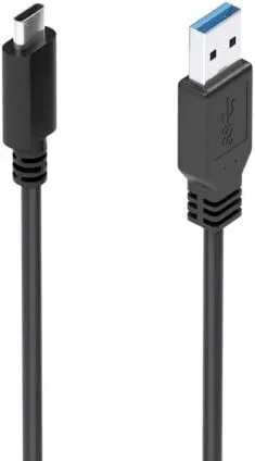 Cable USB 3.1 Tipo-C Aisens A107-0860/ USB Tipo-C Macho - USB Macho/ 10Gbps/ 2m/ Negro