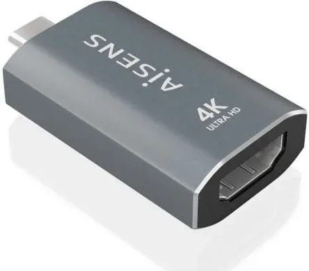Adaptador USB Tipo-C Aisens A109-0862/ USB Tipo-C Macho/ HDMI 4K Hembra