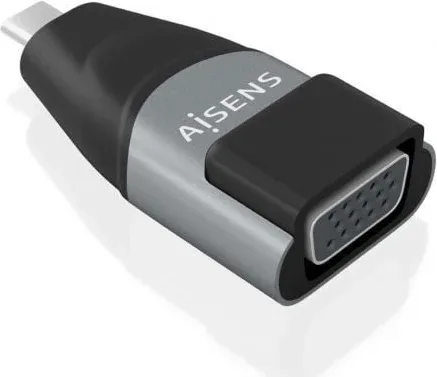 Adaptador USB Tipo-C Aisens A109-0863/ USB Tipo-C Macho/ VGA Hembra
