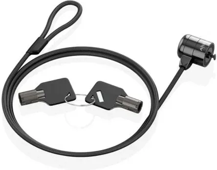 Cable de Seguridad para Portátiles Aisens ASLK-D40K04-BK/ 1.5m