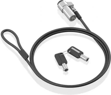 Cable de Seguridad Tipo NANO para Portátiles Aisens ASLK-D45K06-BK/ 1.5m