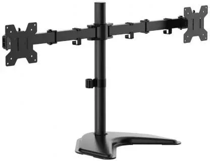 Soporte de Sobremesa para 2 Monitores Aisens DT32TSR-285/ Giratorio/ Inclinable/ hasta 10kg