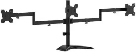 Soporte de Sobremesa para 3 Monitores Aisens DT27TSR-287/ Giratorio/ Inclinable/ hasta 10kg