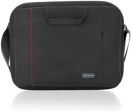 Maletín Aisens ASBG-BC023-BK para Portátiles hasta 15.6"/ Negro