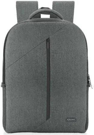 Mochila Aisens Premium ASBG-BP084-GR para Portátiles hasta 15.6"/ Gris