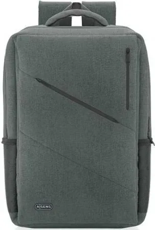 Mochila Aisens Urbana y de Oficina ASBG-BP085-GR para Portátiles hasta 15.6"/ Gris