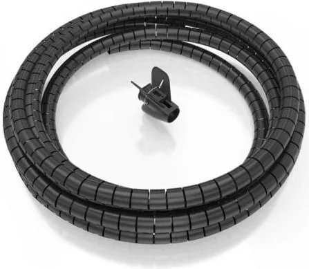 Organizador Cable Aisens en Espiral 25Mm Negro 6.0M