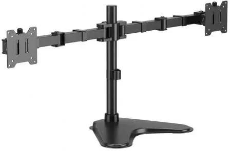 Soporte de Sobremesa para 2 Monitores Aisens DT35TSR-361/ Giratorio/ Inclinable/ hasta 20kg