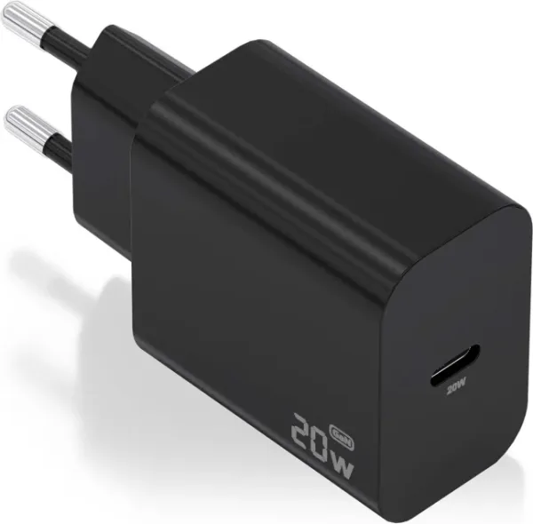 Aisens Cargador GaN 20W 1xUSB-C PD3.0 Negro