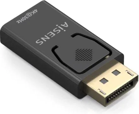 Conversor Aisens A125-0949/ DisplayPort Macho - HDMI Hembra/ Negro
