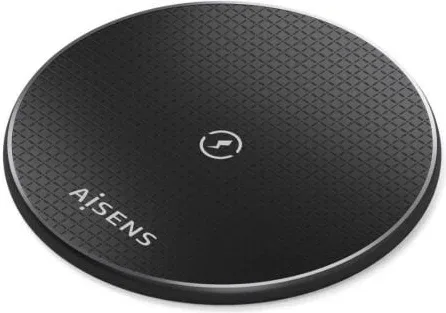 Base de carga Inalámbrica Aisens ASCH-15W1WC058-BK 15W/ Negro