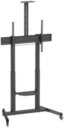 Soporte de Suelo Inclinable con Ruedas y Manivela Aisens FT100TE-403 para TV 60-100"/ hasta 100kg