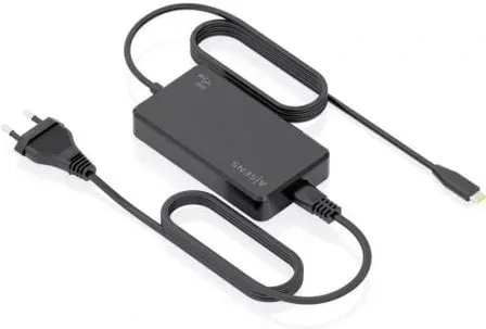 Cargador Sobremesa GaN Aisens ASCH-1PD45D067-BK/ 1xUSB Tipo-C/ 45W