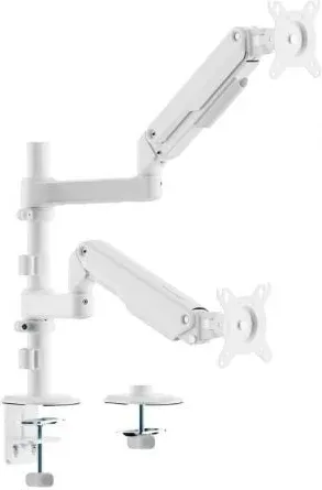 Soporte de Mesa con Contrapeso para 2 Monitores Aisens DT32TSR-441/ Giratorio/ Inclinable/ hasta 9kg