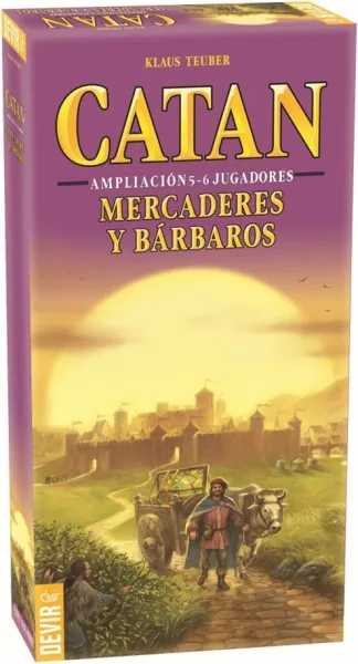 Juego de mesa devir catan mercaderes y barbaros 5 - 6 jugadores
