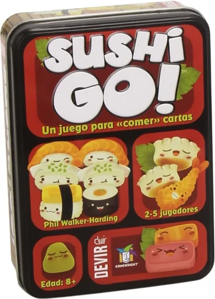 Juego de mesa devir sushi go pegi 10