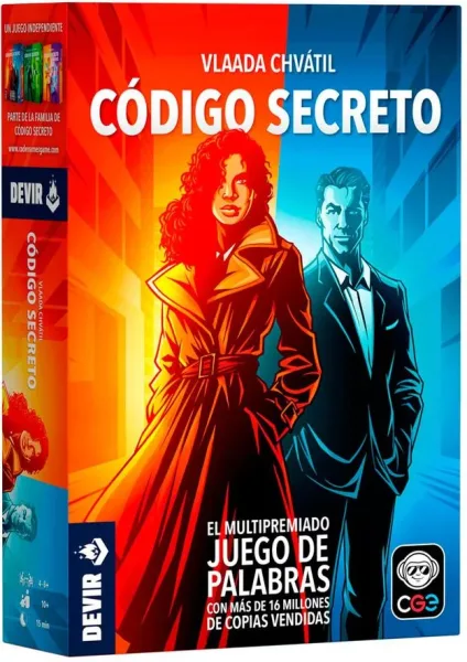 Juego de mesa devir código secreto pegi 8