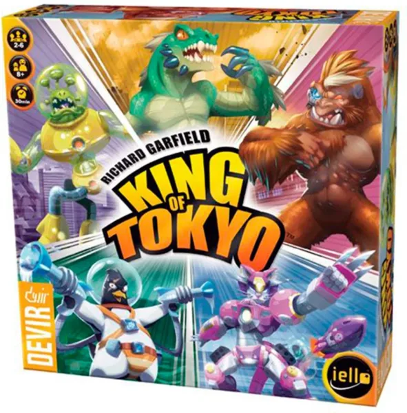 Juego de mesa devir king of tokyo pegi 8