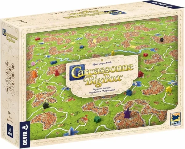 Juego de mesa devir carcassonne big box