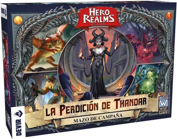 Juego de mesa hero realms: la perdición de thandar