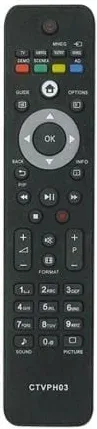 Mando para TV CTVPH03 compatible con Philips