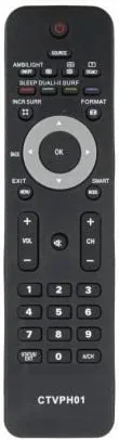 Mando para TV CTVPH01 compatible con Philips