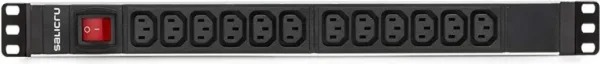 Regleta salicru para rack 19 pulgadas sps pdu 12 tomas iec interruptor