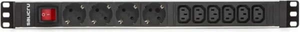 Salicru Regleta SPS PDU - Unidad de distribución de energía (SPS 4F+6F PDU SCH+C13/C14)