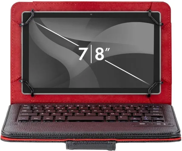 Funda universal phoenix para tablet hasta 8 pulgadas teclado Bluetooth