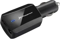 Cargador adaptador universal 90w phoenix phlaptopcarcharger para coche - vehiculo -  mechero para portatil - netbooks -  puerto USB 5v incluye 12 tips
