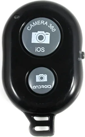 Mando inalambrico Bluetooth phoenix phcontrolstick con disparador para phselfiestick palo - baston selfie autorretrato universal compatible con smartphone - tablet android iphone ipad ios negro