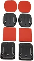 Accesorio soporte adhesivo 3m curvos  + planos phoenix para camaras sport & gopro hero 4 - 3+ - 3 - 2 - 1 flat and curved adhesive mounts