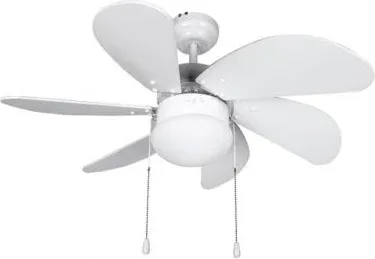 Ventilador de Techo Orbegozo CP 15076 B/ 50W/ 6 Aspas 80cm/ 3 velocidades