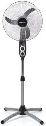 Ventilador de Pie Orbegozo SF 0156/ 60W/ Aspas 45cm/ 3 Velocidades