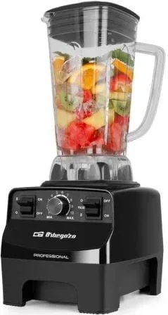 Batidora de vaso Orbegozo BV 9650 A/ 1500W/ 10 Velocidades/ Capacidad 2L