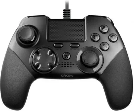 Krom Kaiser Negro USB Gamepad Analógico/Digital PC, PlayStation 4, Playstation 3