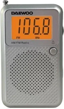 Radio Portátil Daewoo DW1115/ Gris