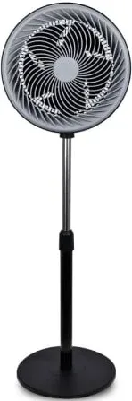Ventilador de Pie Daewoo DW9004/ 90W/ 5 Aspas 30cm/ 3 Velocidades