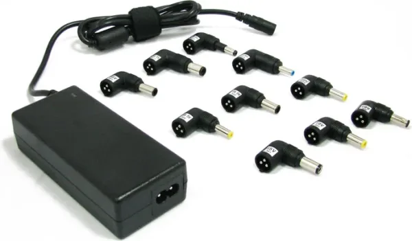 Cargador de Portátil Leotec/ 70W/ Automático/ 10 Conectores/ Voltaje 15-20V