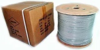 Bobina de Cable Pepegreen Cat6 305M Gris