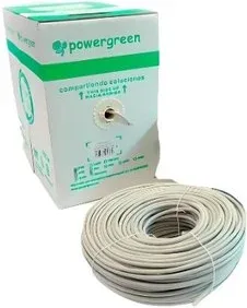 Bobina de Cable Pepegreen Cat6 Utp 305M