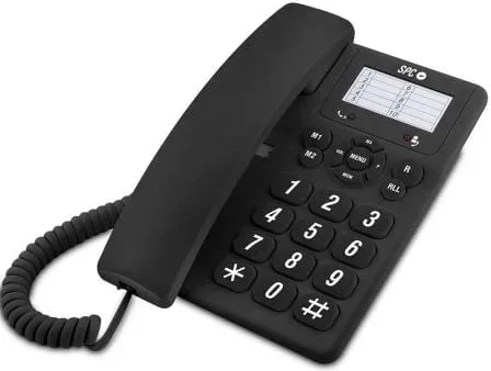SPC 3602N Telefono ORIGINAL 3M ML Negro
