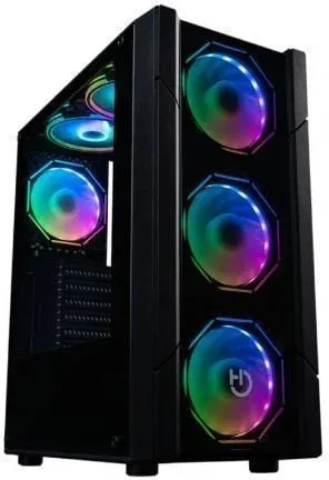 Hiditec Semitorre V30 PRO ARGB CRISTAL TEMPLADO