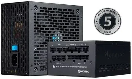 Fuente de Alimentación Hiditec GDX750 V2/ 750W/ Ventilador 14cm/ ATX 3.0/ PCIe 5.0/ 80 Plus Gold